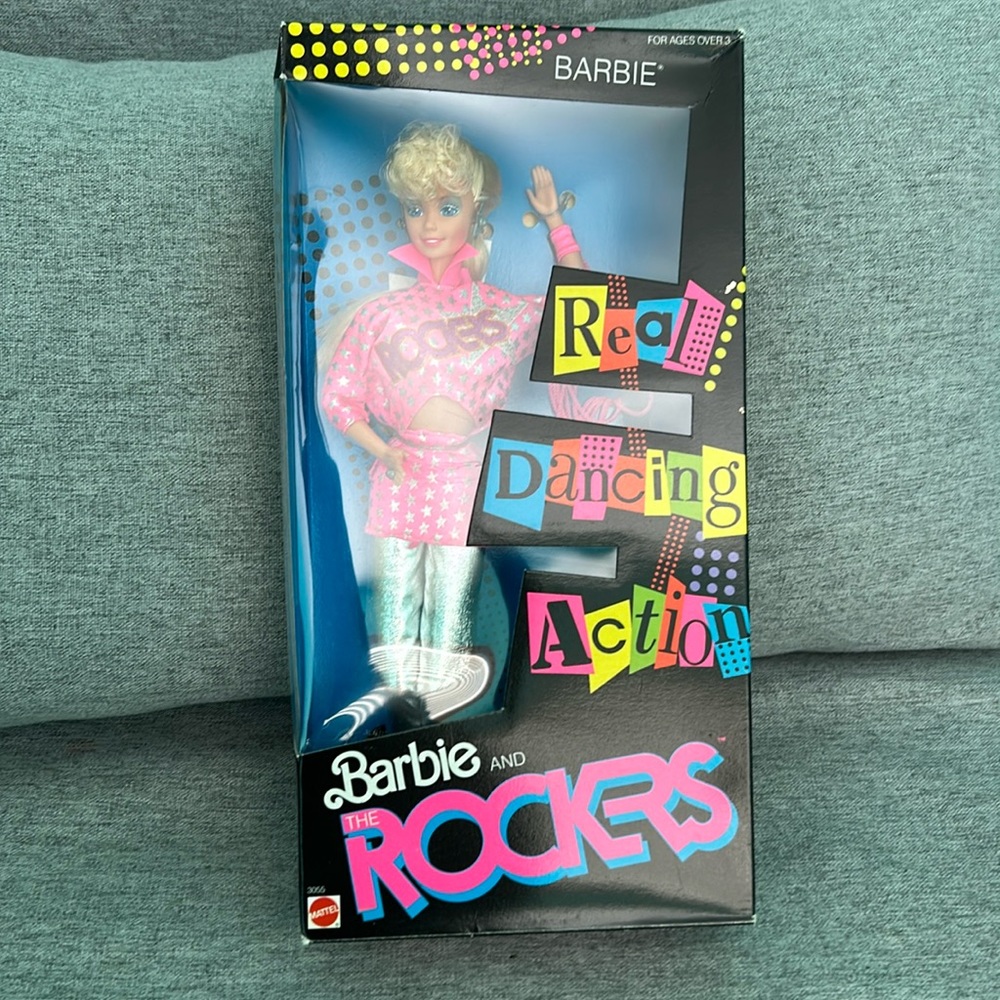 Barbie from Barbie and the Rockers 1986 NIB